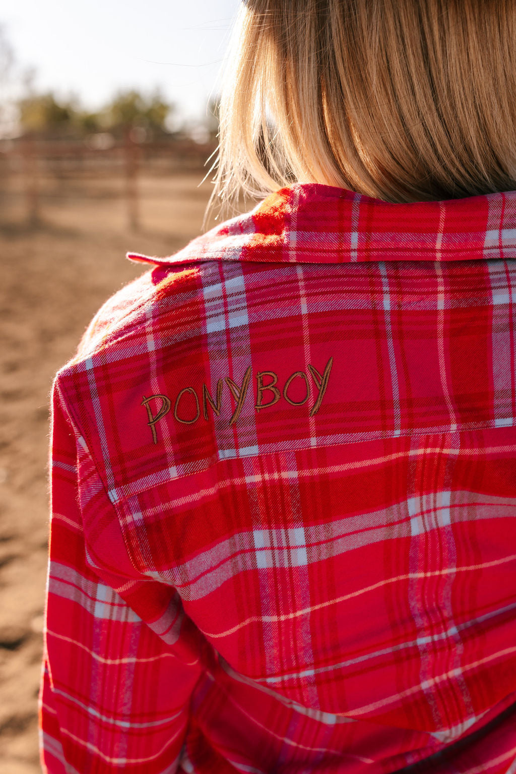 Dolly - Half Button Flannelette Work Shirt