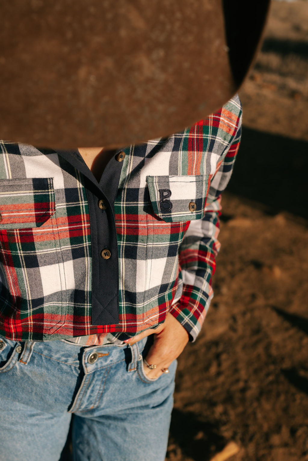 Harvest Moon - Half Button Work Shirt