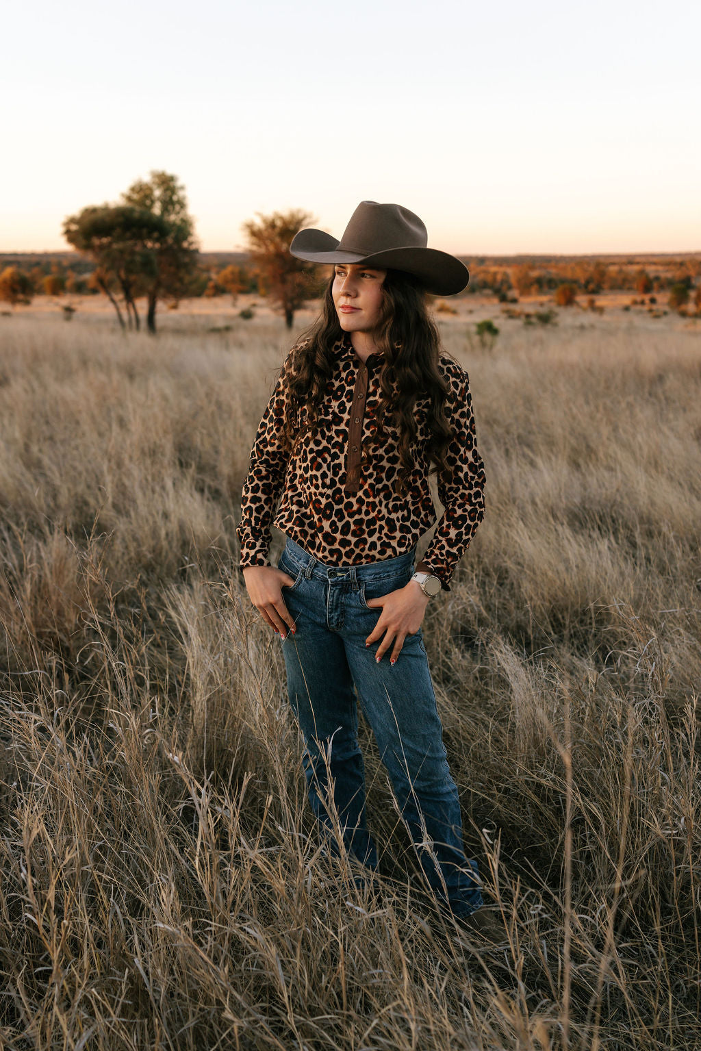 Wild Thing - Half Button Cotton Work Shirt