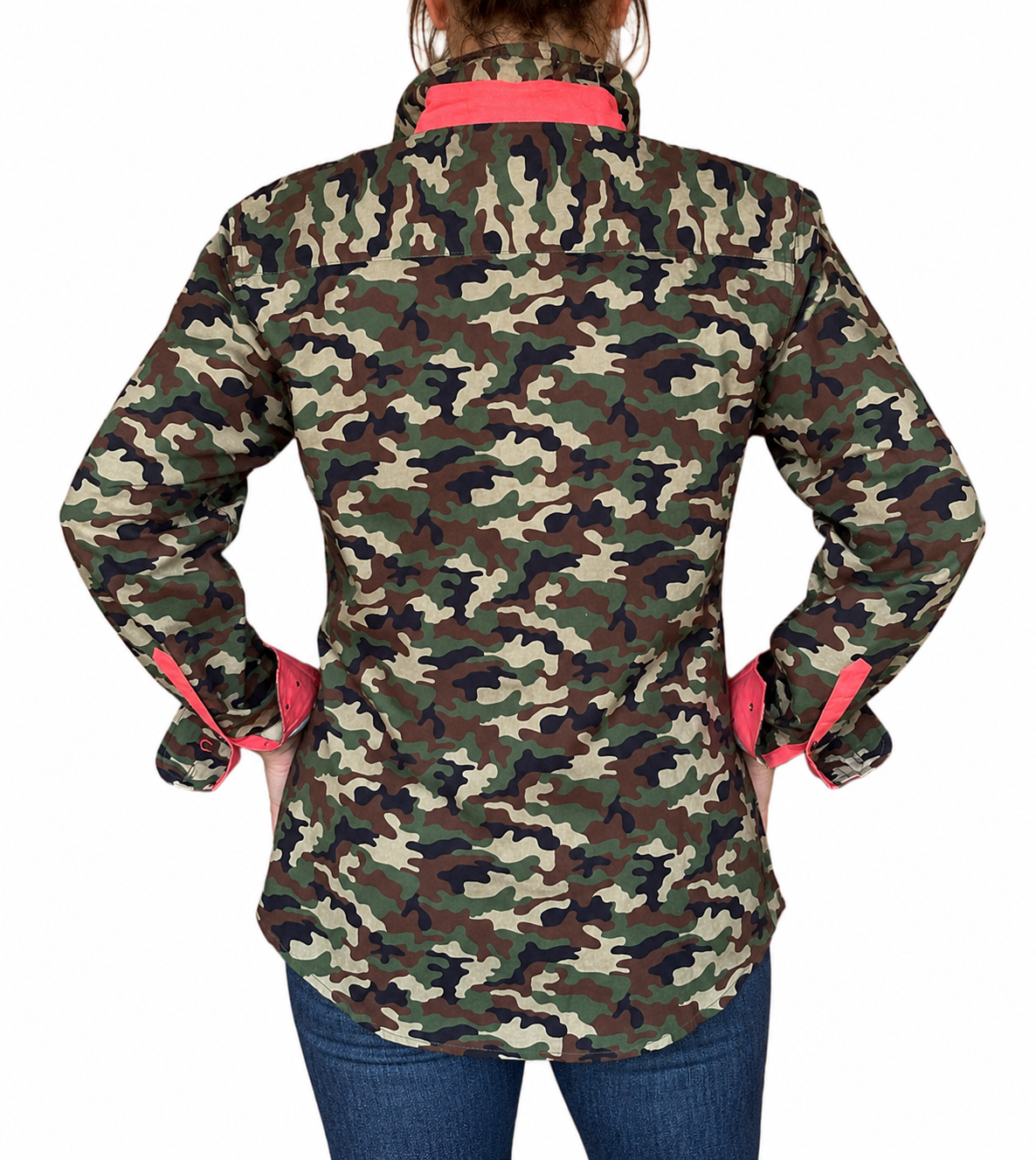 Off Duty - Half Button Cotton Work Shirt