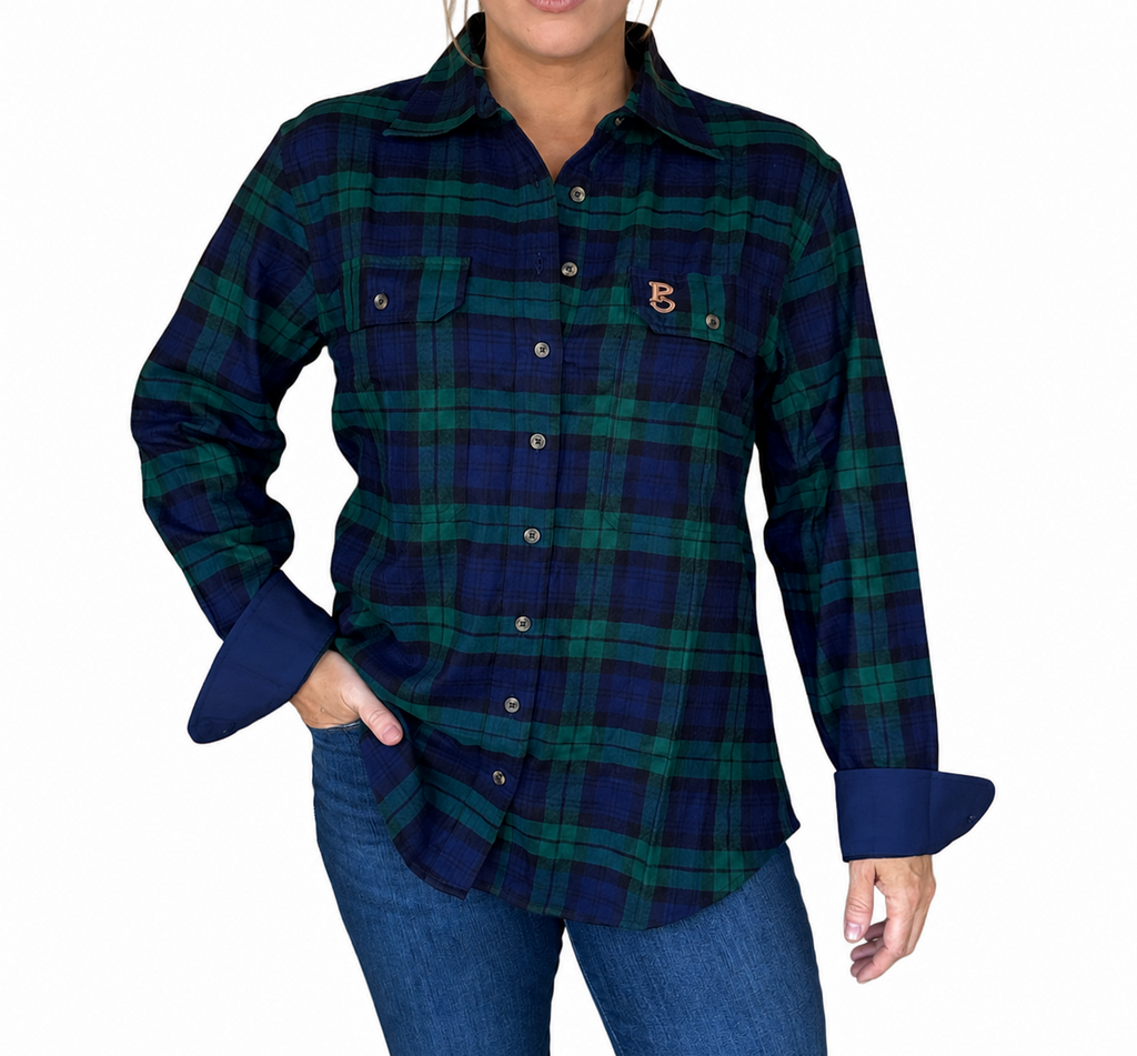 Highlands - Full Button Flannelette Work Shirt