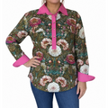 Secret Garden - Half Button Cotton Work Shirt